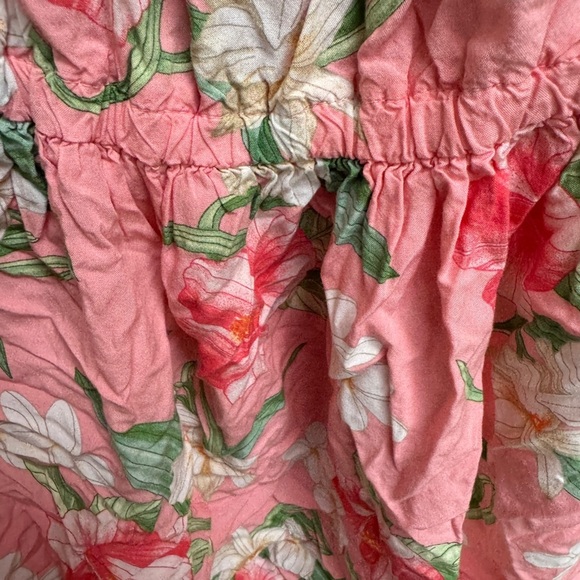 NWOT Carter’s 3T Pink Girls Floral Off the Shoulder Dress - Picture 3 of 5